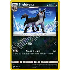 087 / 181 Mightyena rara foil reverse (IT) -NEAR MINT-