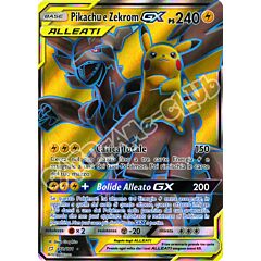 162 / 181 Pikachu e Zekrom GX ultra rara foil (IT) -NEAR MINT-