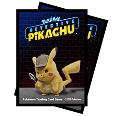 Pokemon Proteggi carte standard pacchetto da 65 bustine Detective Pikachu - Pikachu