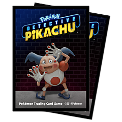 Pokemon Proteggi carte standard pacchetto da 65 bustine Detective Pikachu - Mr. Mime