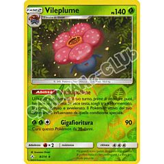 008 / 214 Vileplume rara foil reverse (IT) -NEAR MINT-