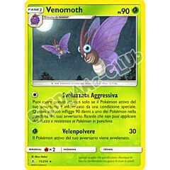 011 / 214 Venomoth rara normale (IT) -NEAR MINT-