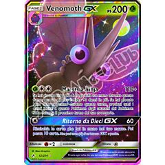 012 / 214 Venomoth GX rara GX foil (IT) -NEAR MINT-