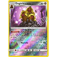 122 / 214 Dugtrio di Alola rara foil reverse (IT) -NEAR MINT-