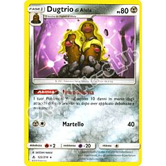 122 / 214 Dugtrio di Alola rara normale (IT) -NEAR MINT-