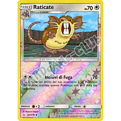 144 / 214 Raticate non comune foil reverse (IT) -NEAR MINT-