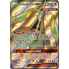 208 / 214 Celesteela GX ultra rara foil (IT) -NEAR MINT-