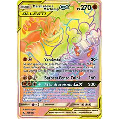 221 / 214 Marshadow e Machamp GX rara segreta foil (IT) -NEAR MINT-