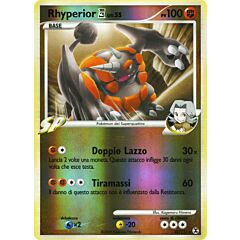 032 / 111 Rhyperior LIV.55 rara foil reverse (IT) -NEAR MINT-