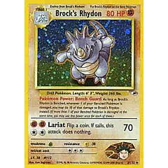 002 / 132 Brock's Rhydon rara foil unlimited (EN) -NEAR MINT-