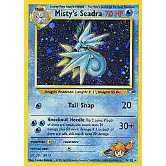 009 / 132 Misty's Seadra rara foil unlimited (EN) -NEAR MINT-