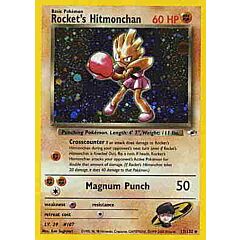 011 / 132 Rocket's Hitmonchan rara foil unlimited (EN) -NEAR MINT-