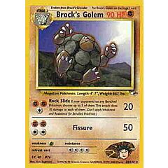 020 / 132 Brock's Golem rara unlimited (EN) -NEAR MINT-