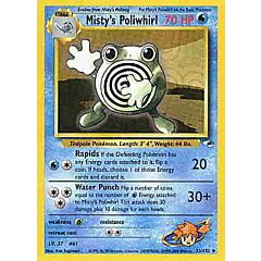 053 / 132 Misty's Poliwhirl non comune unlimited (EN) -NEAR MINT-