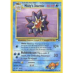 056 / 132 Misty's Starmie non comune unlimited (EN) -NEAR MINT-