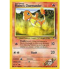 061 / 132 Blaine's Charmander comune unlimited (EN) -NEAR MINT-