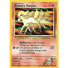 063 / 132 Blaine's Ponyta comune unlimited (EN) -NEAR MINT-