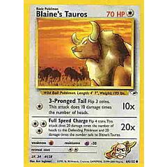 064 / 132 Blaine's Tauros comune unlimited (EN) -NEAR MINT-