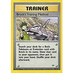106 / 132 Brock's Training Method non comune unlimited (EN) -NEAR MINT-