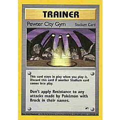 115 / 132 Pewter City Gym non comune unlimited (EN) -NEAR MINT-