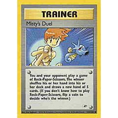 123 / 132 Misty's Duel comune unlimited (EN) -NEAR MINT-