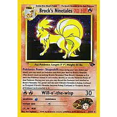 003 / 132 Brock's Ninetales rara foil unlimited (EN) -NEAR MINT-