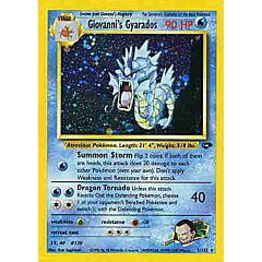 005 / 132 Giovanni's Gyarados rara foil unlimited (EN) -NEAR MINT-