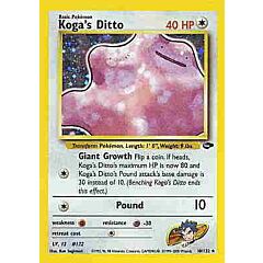 010 / 132 Koga's Ditto rara foil unlimited (EN) -NEAR MINT-