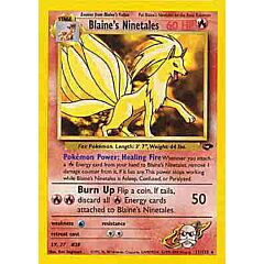 021 / 132 Blaine's Ninetales rara unlimited (EN) -NEAR MINT-