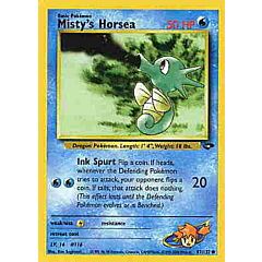 087 / 132 Misty's Horsea comune unlimited (EN) -NEAR MINT-