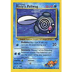 089 / 132 Misty's Poliwag comune unlimited (EN) -NEAR MINT-