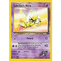 093 / 132 Sabrina's Abra Lv. 12 comune unlimited (EN) -NEAR MINT-