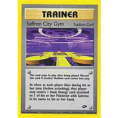 122 / 132 Saffron City Gym non comune unlimited (EN) -NEAR MINT-