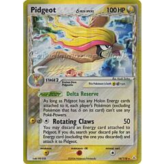 014 / 110 Pidgeot Delta Species rara foil (EN) -NEAR MINT-