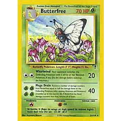 021 / 110 Butterfree rara (EN) -NEAR MINT-