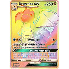 248 / 236 Dragonite GX rara segreta foil (IT) -NEAR MINT-