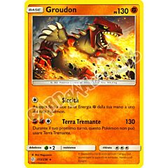 113 / 236 Groudon rara normale (IT) -NEAR MINT-