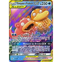 035 / 236 Slowpoke e Psyduck GX rara GX foil (IT) -NEAR MINT-