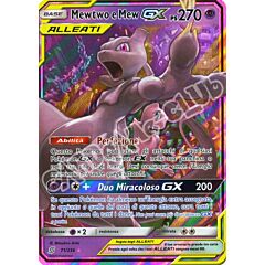 071 / 236 Mewtwo e Mew GX rara GX foil (IT) -NEAR MINT-