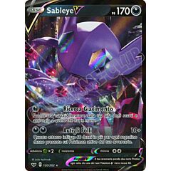 120 / 202 Sableye V rara V foil (IT) -NEAR MINT-