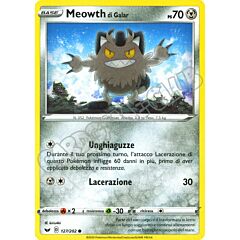 127 / 202 Meowth di Galar comune normale (IT) -NEAR MINT-