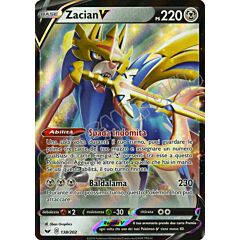 138 / 202 Zacian V rara V foil (IT) -NEAR MINT-