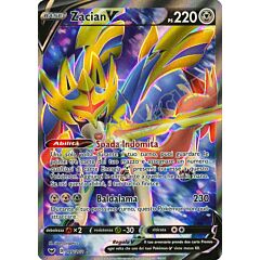 195 / 202 Zacian V rara V foil (IT)