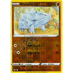 096 / 202 Rhyhorn comune foil reverse (EN) -NEAR MINT-