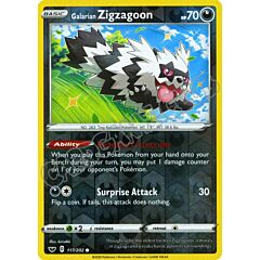 117 / 202 Galaran Zigzagoon comune foil reverse (EN) -NEAR MINT-