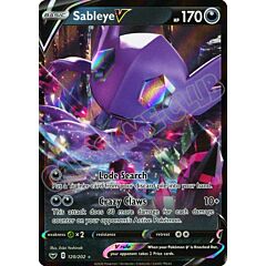 120 / 202 Sableye V rara V foil (EN) -NEAR MINT-