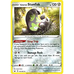 132 / 202 Galaran Stunfisk non comune normale (EN) -NEAR MINT-