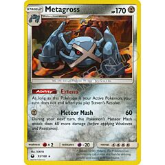 095 / 168 Metagross rara foil (EN) -NEAR MINT-