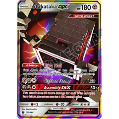 102 / 168 Stakataka GX rara GX foil (EN) -NEAR MINT-