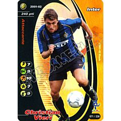 071/230 Christian Vieri rara foil -NEAR MINT-